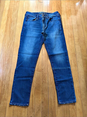 American Eagle Super Stretch Skinny Jeans Blue  women’s 12 Reg